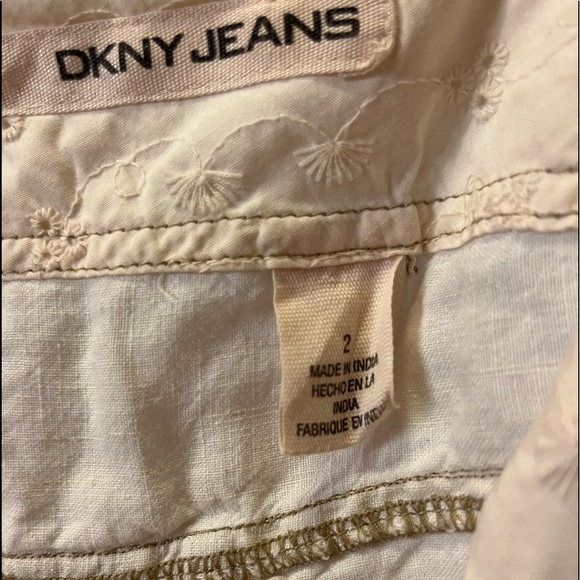 DKNY Linen Capris Size 2 - Picture 8 of 9